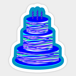 A Clown Cake Sticker